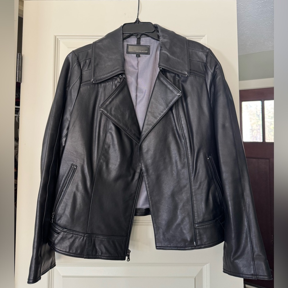 Wilsons Leather Classic Black Moto Jacket